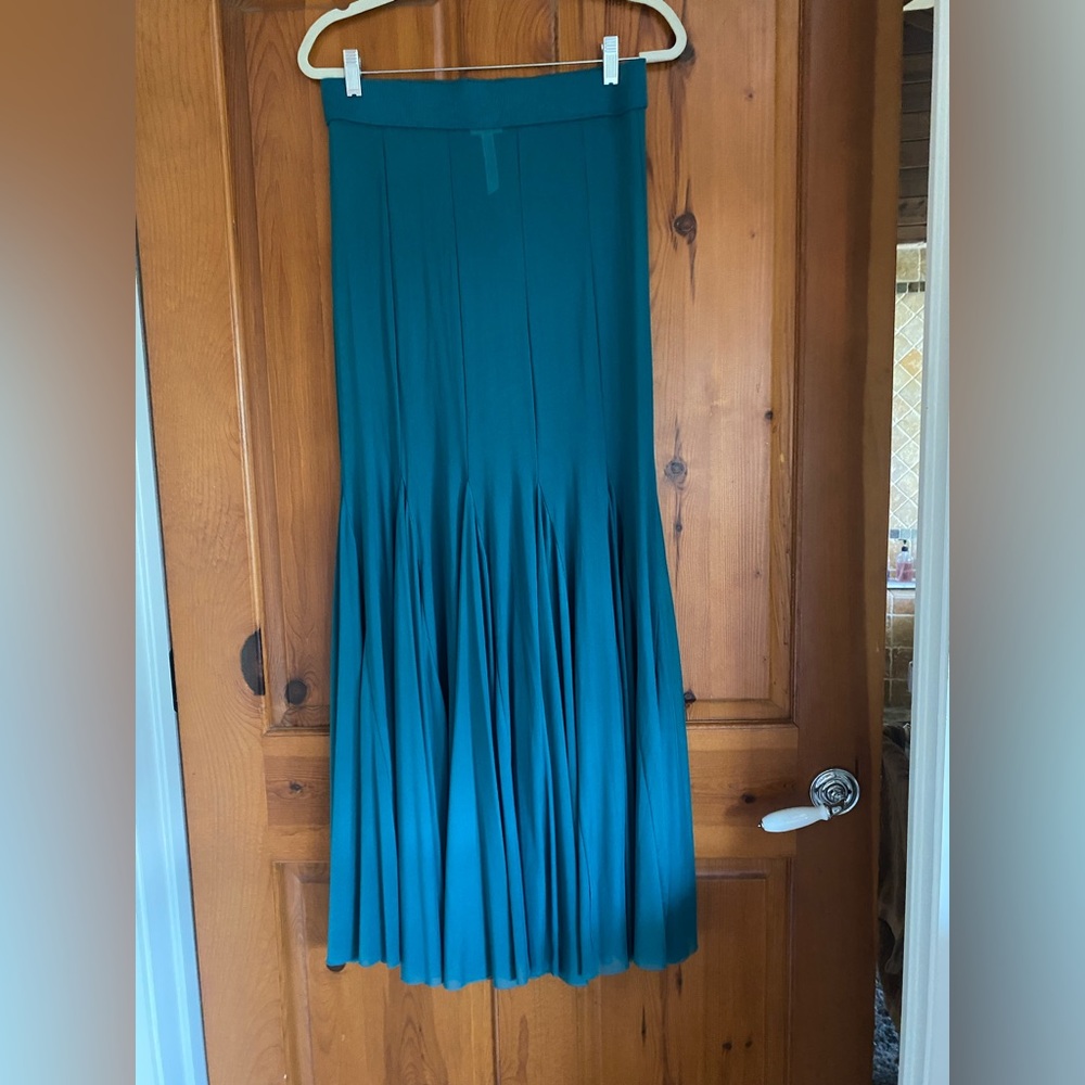 Free People Teal Knit Top